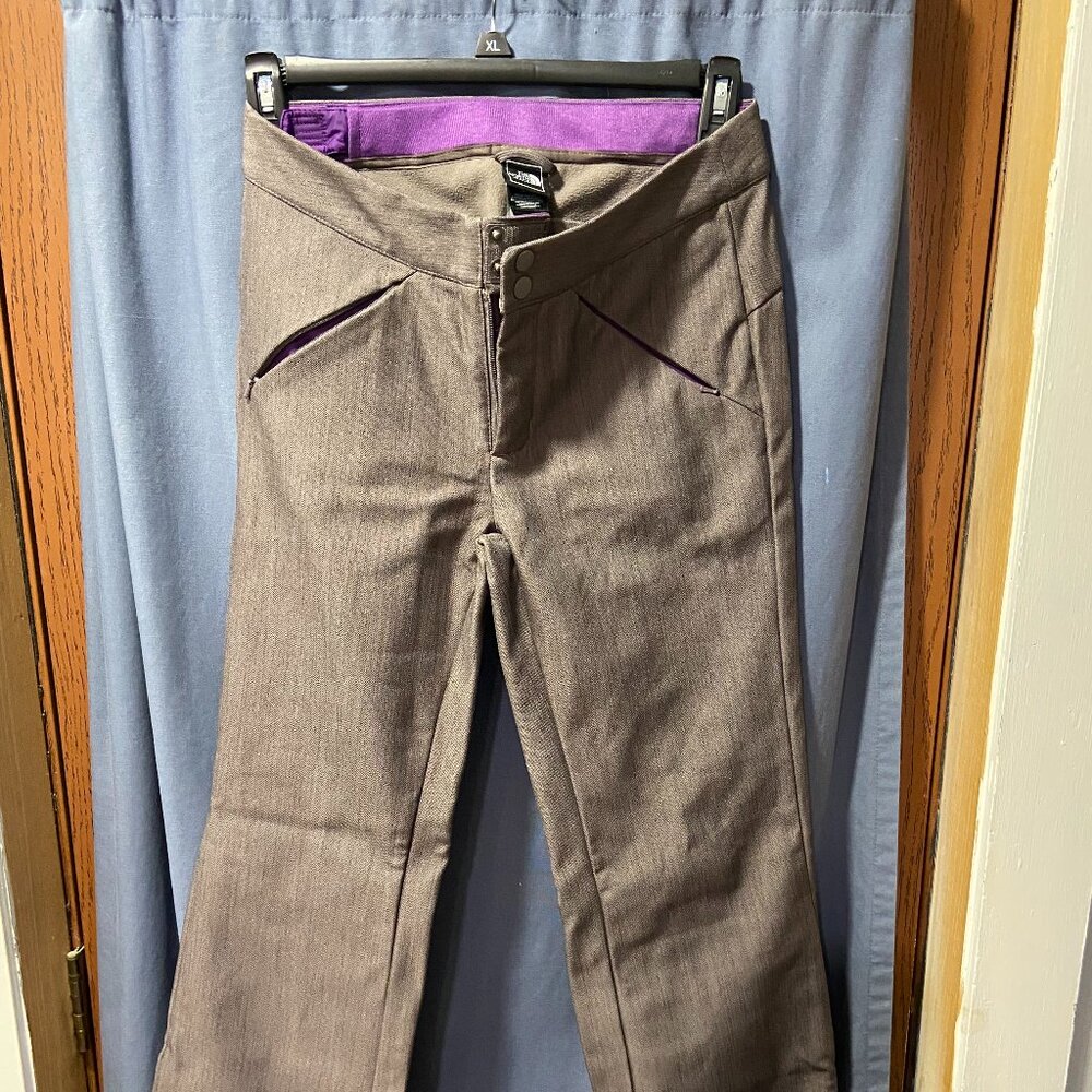 THE NORTH FACE Fitted Ski Snowboard Pant Womens Small - Gray